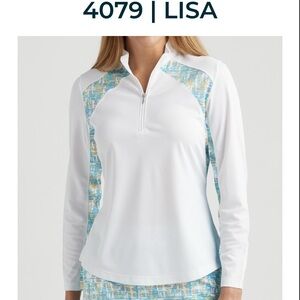 NWT Bermuda Sands ladies sun protection top.